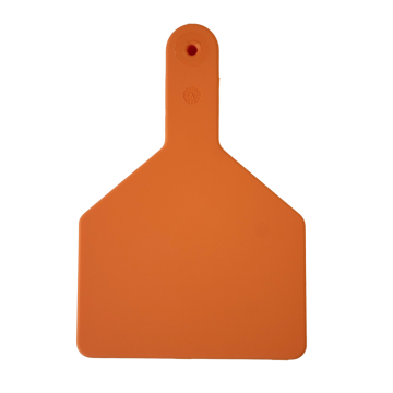 Sagebrush 1-Piece Tag - Pack of 25-Cow-Orange