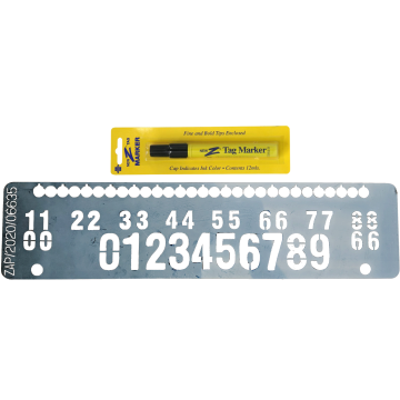 Ear Tag Stencil - For 2 Piece Tags