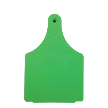 Strayhorn 1-Piece Ear Tags, Blank-Cow-Green-Pack Of 10