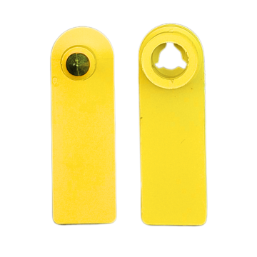 Strayhorn 2-Piece Ear Tags, Blank-Sheep/Goat-Yellow-Pack Of 10